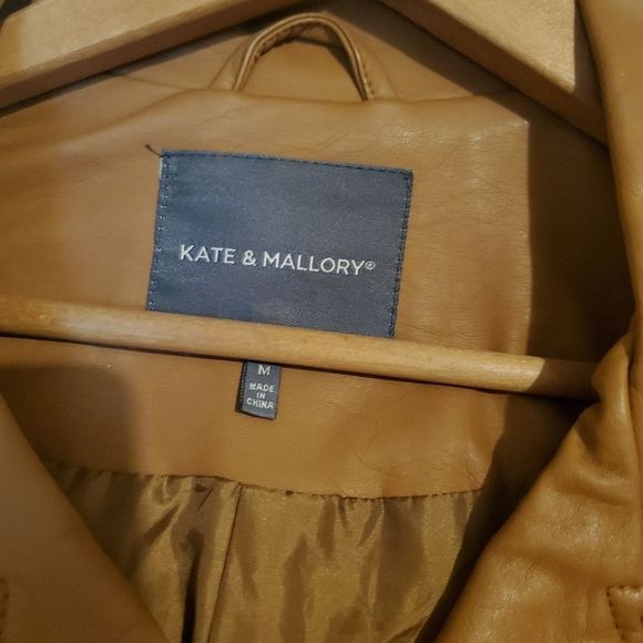 Faux leather jacket in cognac med - Picture 6 of 7